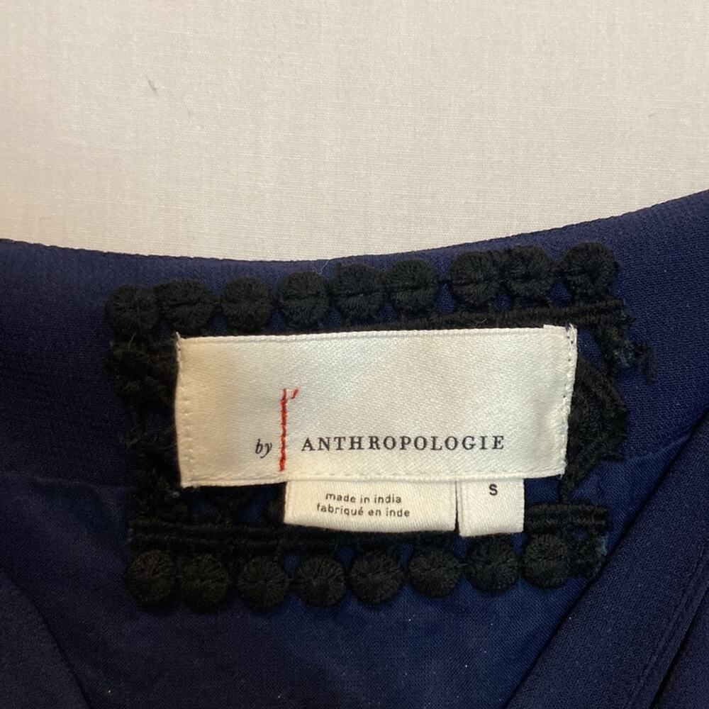 By Anthropologie Allaire Embroidered Floral Sequin Slip Dress Size S - Picture 7 of 9